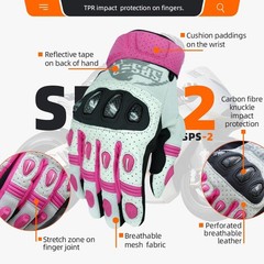Touchscreen Full Finger Motorcycle Gloves for BMX, MTB, and OffRoad Riding
