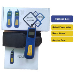 Fiber Optic Optical Power Meter -70~+10dBm FC SC ST Light Tester FTTH