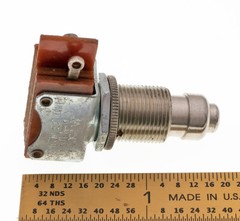 Arrow Hart SPST Push Button Switch Stomp Guitar Effects, 3A/250VAC, NOS Vintage