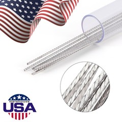 AZDENT Dental Orthodontic Lingual Retainer Wire Flat Straight Twist Wires