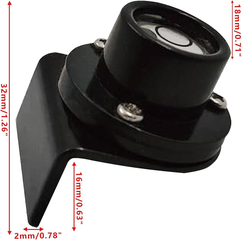 1/2/4PCS Bubble Level for aluminum leveling grade rod Tower blister Surveying