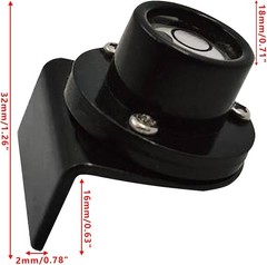 1/2/4PCS Bubble Level for aluminum leveling grade rod Tower blister Surveying