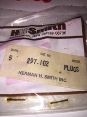 HH SMITH NO. 297-102 Red Pugs Brand New Pack Of 5