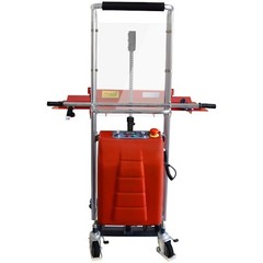 Electric Roll Lifting Truck, 660lbs Cap., 15-3/4″ Roll Dia., 59″ Lift Height