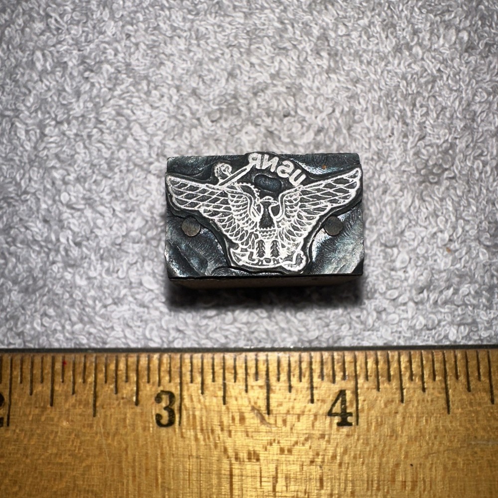 Printing Block ( USNR Majestic Eagle ) United States Navy Reserve ??￼￼