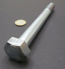 Grade 2 Zinc Cap Screw Bolt, Steel, PT, 3/4″-10 x 7.00″ Length, 5 Pcs