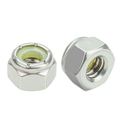 60 Pieces 1/4″-20 Nylon Insert Hex Lock Nuts, 304 Stainless Steel