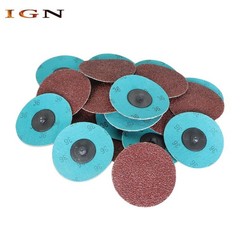 25× 3 inch 36 Grit Aluminum Oxide Roll Lock Die Grinder Sanding Grinding Disc US