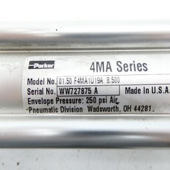 PARKER 01.50F4MA1U19A8.500 250PSI NSNP