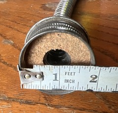 Vintage Metal Flexible Gas Fuel Oil Can Pouring Nozzle Spout Hose