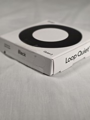 Loop Quiet 2 Black Reusable Earplugs Used w/ Case Box XS S M L Ear Tips