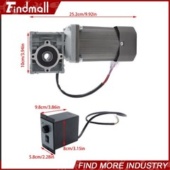 Findmall Worm Gear Motor with Speed Controller 120W 110V 80K 18 RPM CW/CCW 14mm