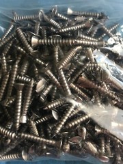 10 Pounds of Assorted Sizes & Lengths Stainless Steel Screws / Bolts Hardware