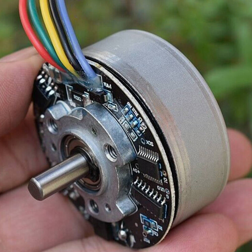 1X BL4825O 4000RPM DC 12V-24V High Torque Dual Sided PWM Speed Brushless Motor