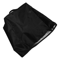 Paper Shredder Cover in Black Oxford Fabric with Design