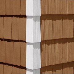 Nailite Exterior Hand Split Vinyl Siding Cedar Shake Outside 90° Degree Corner