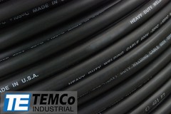WELDING CABLE 2/0 BLACK 50′ FT BATTERY LEADS USA NEW Gauge Copper AWG Solar