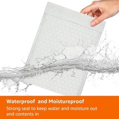 6×10 Poly Bubble Padded Envelopes Mailers White/Gray Self-Seal 50+ Bulk Discount