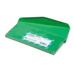 Quality Park #10 Green Colored Envelopes Traditional 25 Pack 11135