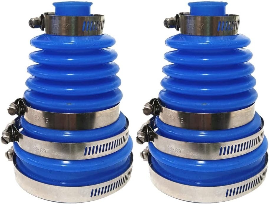 Universal Fit CV Joint Boots – Flexible Silicone for Quick Install, 2 Pack