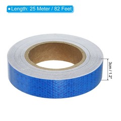 Reflective Tape 1.2″x82 Ft Waterproof Reflective Warning Tape Blue