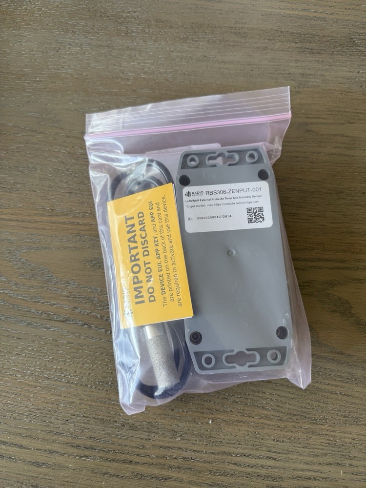 Multitech systems Lorawan external probe air temp and humidity sensor