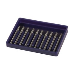 10Pcs Dental Tungsten Carbide Round Burs FG4 FG 1.6mm for High Speed Handpiece
