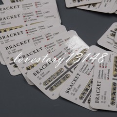 36 Types Dental Bracket Mini/Standard Roth/Edgewise/MBT 018/022 No Hook/3/345