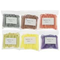 1040Pcs Dental Orthodontic Ligature Ties Elastic Rubber Bands 37 Color To Choice