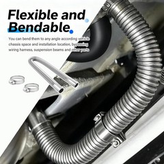 23.62″ L & 1″ ID Generator Exhaust Extension Kit Stainless Steels,Diesel Heater