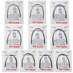 10 bags Dental Orthodontic Super Elastic Niti Round Arch Wires Ovoid Form USA