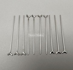 10 Dental Ball Retainer J Clasp Oblique Clasps Bars Ball-Type Y-Type Scheu Style