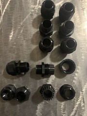 Lot of 10 Liquid Tight Cord Grip 3/4″ NPT Nylon; Cord Range: 0.45 – 0.709 LTF34