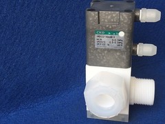 CKD AMD422-X0468-X Air Operated Valve for Chemical Liquids 0-0.3 MPa.