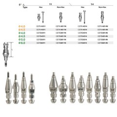 US Osstem Hiossen ET Transfer Analog Healing Abutment Locators fits Mini/Regular
