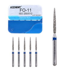 100Pcs Dental Diamond Burs for High Speed Handpiece Medium Friction Grip 20Types