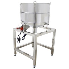 Electric Circular Vibrating Screen Sieve with 30+60 Mesh Screens Double Layers