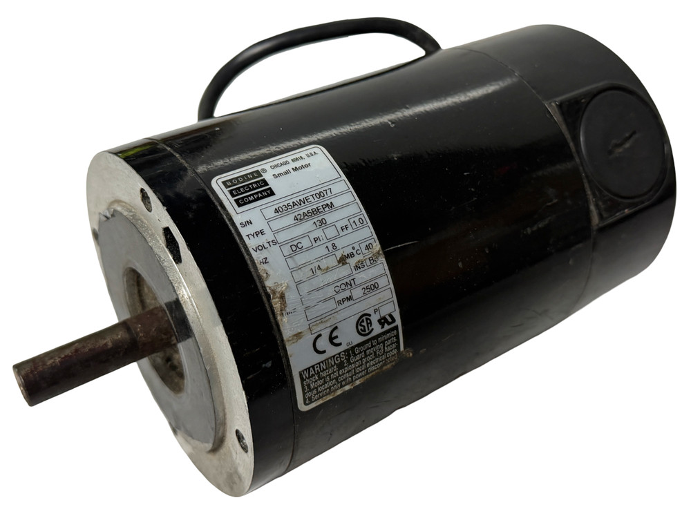Bodine Electric 42A5BEPM DC Motor 130V 1.8A 1/4 HP 2500 RPM