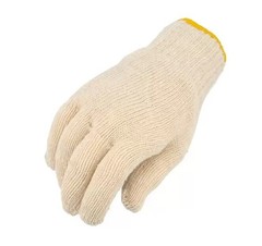 Cotton Gloves, String Knit Safety Protection Work Gloves, Size: Men/Women