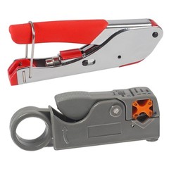 RG6 RG59 Coax Cable Compression Crimper Tool Kit,with 10 pcs Coaxial…