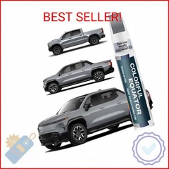 Slate Gray Metallic(GNO/WA633D) Touch Up Paint Compatible with Chevrolet, Car Pa