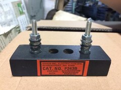 Gould Electric Semiconductor Fuse Block, Cat No. P243B, 1000VAC, P243G