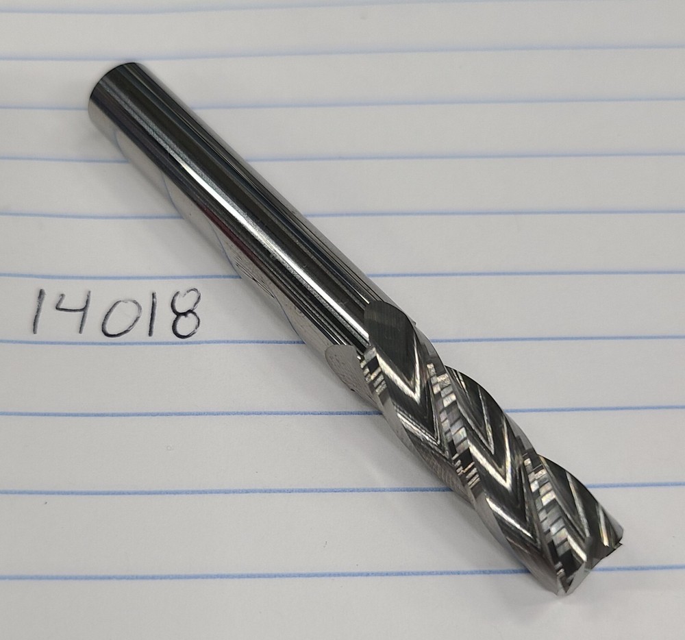 3/8″ Solid Carbide Endmill 3″ Overall Length 4 Flute Square (14018)