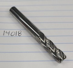 3/8″ Solid Carbide Endmill 3″ Overall Length 4 Flute Square (14018)