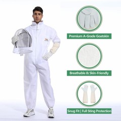 ANDES Sting Proof Bee Suit for Men Women With X-Large, Not Water Resistant
