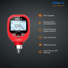 Elitech PT-800 Wireless Refrigeration Pressure Gauge HVAC A/C Manifold Gauge App