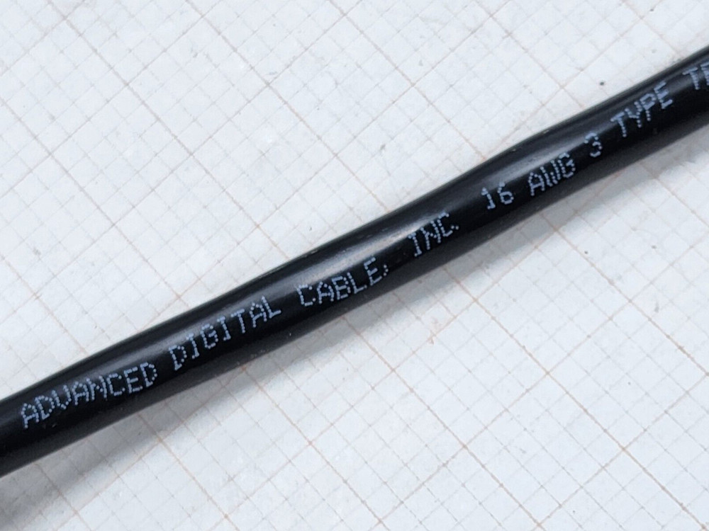 Advanced Digital 6603SD 16/3C Shielded Tray Cable Direct Burial TC-ER-JP /25ft