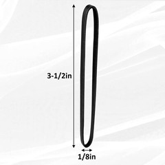150 Pc Black Rubber Band Size 33 Strong Elastic Band Loop for Office School Home