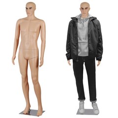 Adjustable Male Mannequin Full Body Realistic Mannequin Dress Forms for Shop