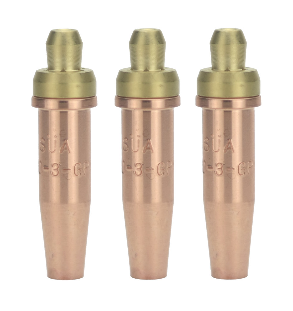 SÜA – 3-GPN Propane Cutting Tips replacement for Victor, SMALL TIPS, All Sizes